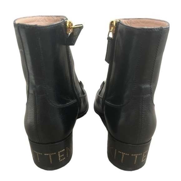 Gucci Black Leather Horsebit Chain Kitten Ankle Boots
Size 37 NWT - Picture 5 of 9